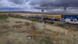 Russia -- Ozinki border crossing bordering Kazakhstan
