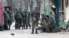 Военнослужащие пророссийских войск. Мариуполь, Украина, 17 апреля 2022 года