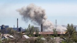 Взрывы на заводе "Азовсталь" в Мариуполе 8 мая 2022 года