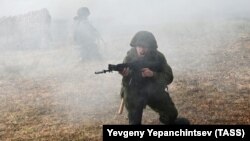 Иллюстративное фото. Боевая подготовка мобилизованных в Забайкалье, октябрь 2022 года. Источник: ТАСС
