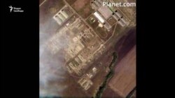 Российская военная база в Солоти, сравнение спутниковых снимков 8 сентября и 8 октября