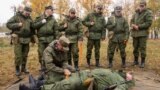 Мобилизованные в армию РФ проходят подготовку в Московской области, 1 октября 2022 года. Фото: ТАСС