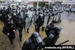 Разгон акции протеста 25 марта 2017 года в Минске