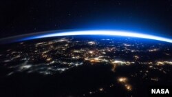 Вид на Землю с МКС 