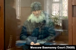 Отец Сергий (Николай Романов) в Басманном суде Москвы, 25 февраля 2021 года. Фото: ТАСС