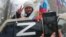 CRIMEA-RUSSIA-UKRAINE-CONFLICT-ANNEXATION-ANNIVERSARY Letter z