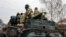 UKRAINE – The Ukrainian military is advancing towards the Ukrainian border. Nova Basan, Chernihiv region, April 1, 2022