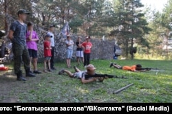 Военная подготовка в лагере "Богатырская застава"