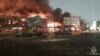 В Подмосковье горит торговый комплекс "Мега Химки", площадь возгорания – около 18 тысяч кв. метров, есть погибший