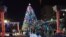 Turkmenistan. New Year decoration in Ashgabat. Christmas tree. Ashgabat. January 2023