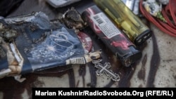 Вещи погибшего в Украине российского военнослужащего