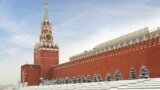 The Moscow Kremlin on a winter day. Russia