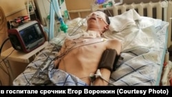Егор Воронкин в госпитале в Североморске