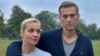 GERMANY -- Russian opposition politician Aleksei Navalny, his wife Yulia and son Zahar pose for a picture in Berlin, in this undated image obtained from social media October 6, 2020