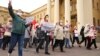 Belarus - March of pensioners in Minsk. Minsk, 5Oct2020