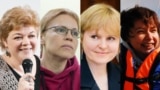 Слева направо: Юлия Чернявская, Марина Золотова, Людмила Чекина, Ольга Лойко