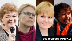 Слева направо: Юлия Чернявская, Марина Золотова, Людмила Чекина, Ольга Лойко