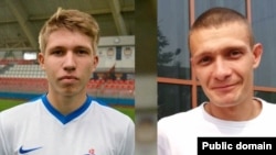 Футболист Егор Дробыш (слева) и соучастник его убийства Александр Нагорнюк