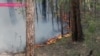 На Ольхоне бушуют лесные пожары
