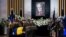 Церемония прощания с Леонидом Кравчуком в Киеве 17 мая 2022 года. Фото: Reuters