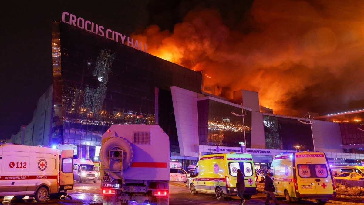 В Москве в концертном зале 