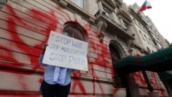 Америка: протесты в США против войны в Украине