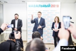 Леонид Волков, Алексей Навальный и Лилия Чанышева