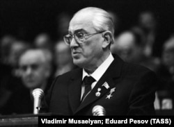 Юрий Андропов в должности генерального секретаря КПСС, 1982 год