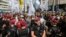 Ukraine -- A rally in support of the lustration law near the Constitutional Court, Kyiv, 4Jul2019