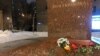 Unofficial memorial in Moscow for victims in Dnepr