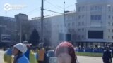 "Русский солдат – фашист и оккупант!" Херсон продолжает протестовать против захвата города Россией 