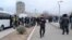 Kazakhstan – A photo showing police and dozens of residents standing at Yntymak squire in protest of a gas prices in Mangystau region. Aktau, 3 January 2022