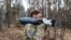 UKRAINE -- Positions of AFU mortars in Kyiv region. March 30, 2022