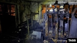 Сгоревший хостел на Алма-Атинской улице, 28 июля 2022 года