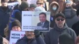 В Алматы 5 февраля прошел митинг. Люди требовали выборов акима и освобождения тех, кто был задержан после январских протестов