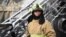Ukraine -- Firefighters work to put out a fire in Rivne region, October 22, 2022
