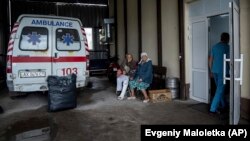 Пациенты городской больницы в Изюме через несколько дней после деоккупации, сентябрь 2022 года