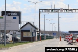 Погранпереход на белорусско-литовской границе