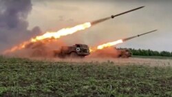Реактивные системы залпового огня "Ураган" российской армии в Украине