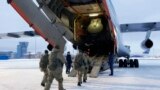 Russia -- Russian airborne troop units departing for Kazakhstan