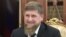 Head of Chechnya Ramzan Kadyrov (R) and Russia's President Vladimir Putin