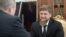 Head of Chechnya Ramzan Kadyrov (R) and Russia's President Vladimir Putin