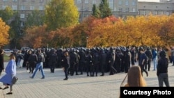 Задержания на акции против мобилизации, Новосибирск, 24 сентября 2022 года 