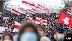 Акция протеста в Минске 18 января 2020 года