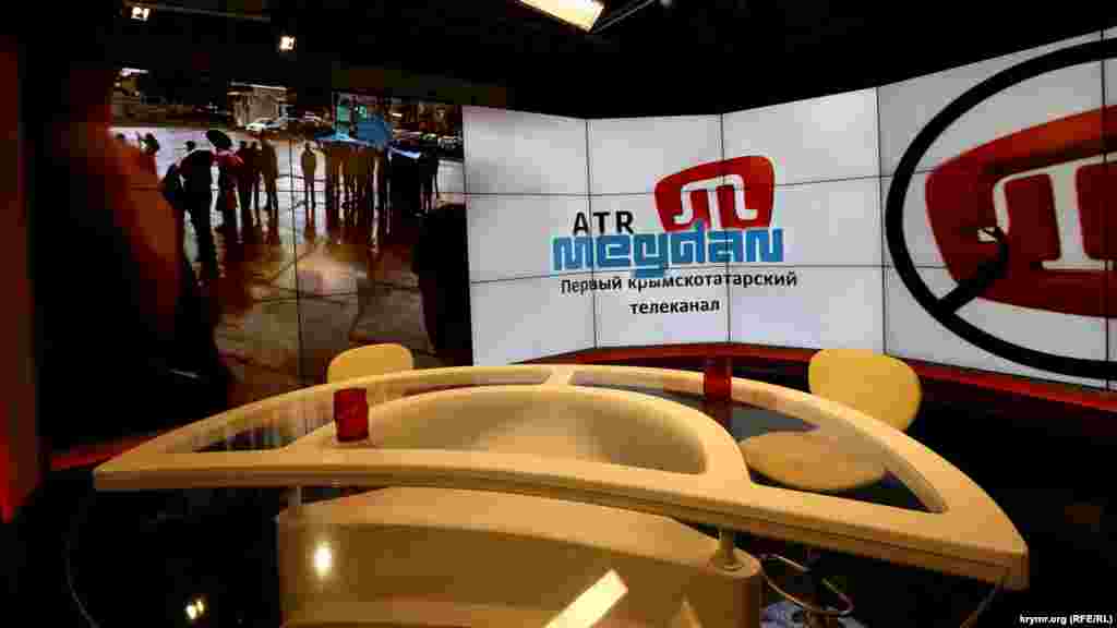 Пустая студия телеканала ATR