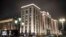 RUSSIA - Cars drive in front of the headquarter building housing the State Duma, the Lower House of the Federal Assembly of the Russian Federation, in Moscow on December 4, 2017