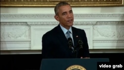 Президент США Барак Обама на пресс-конференции в Белом доме в пятницу, 2 октября 