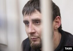 Zaur Dadayev in Moscow’s Basmanny District Court on Аugust 3, 2015