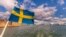 Sweden - Flag of Sweden in Gothenburg, Sweden 