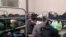 RUSSIA - People, detained at rallies in support of Russian opposition leader Alexei Navalny, serve their arrests in a cell of a detention facility near Sakharovo outside Moscow, in this image released February 4, 2021